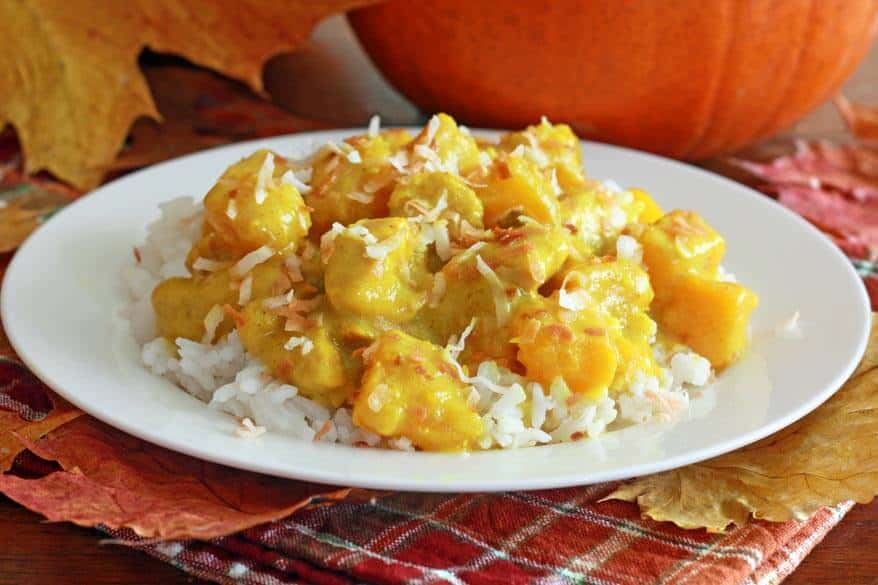 Coconut Chicken Pumpkin Curry 