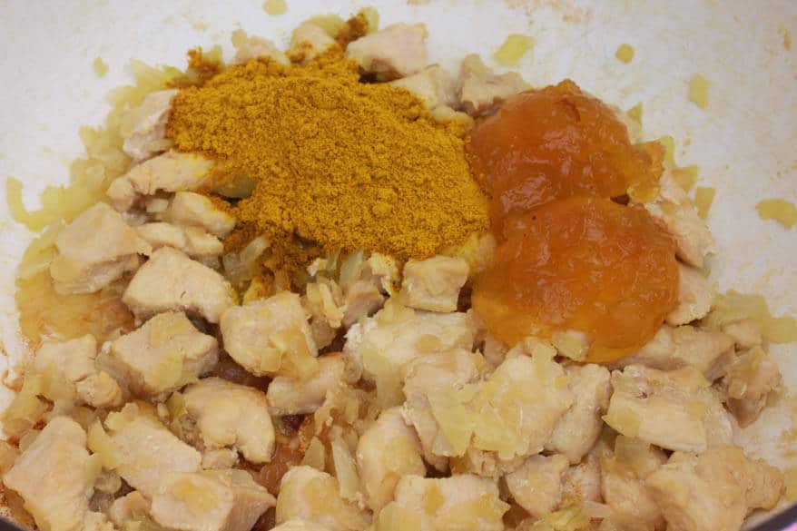 Coconut Chicken Pumpkin Curry prep 4