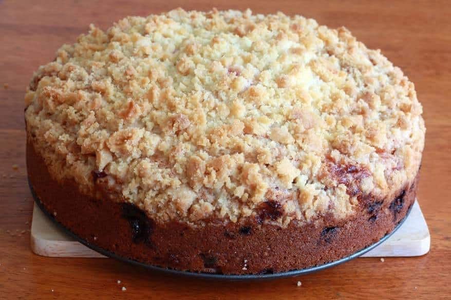 Cranberry Almond Streusel Cake prep 14