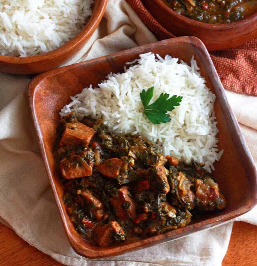 saag gosht recipe