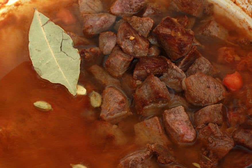 Saag Gosht prep 9