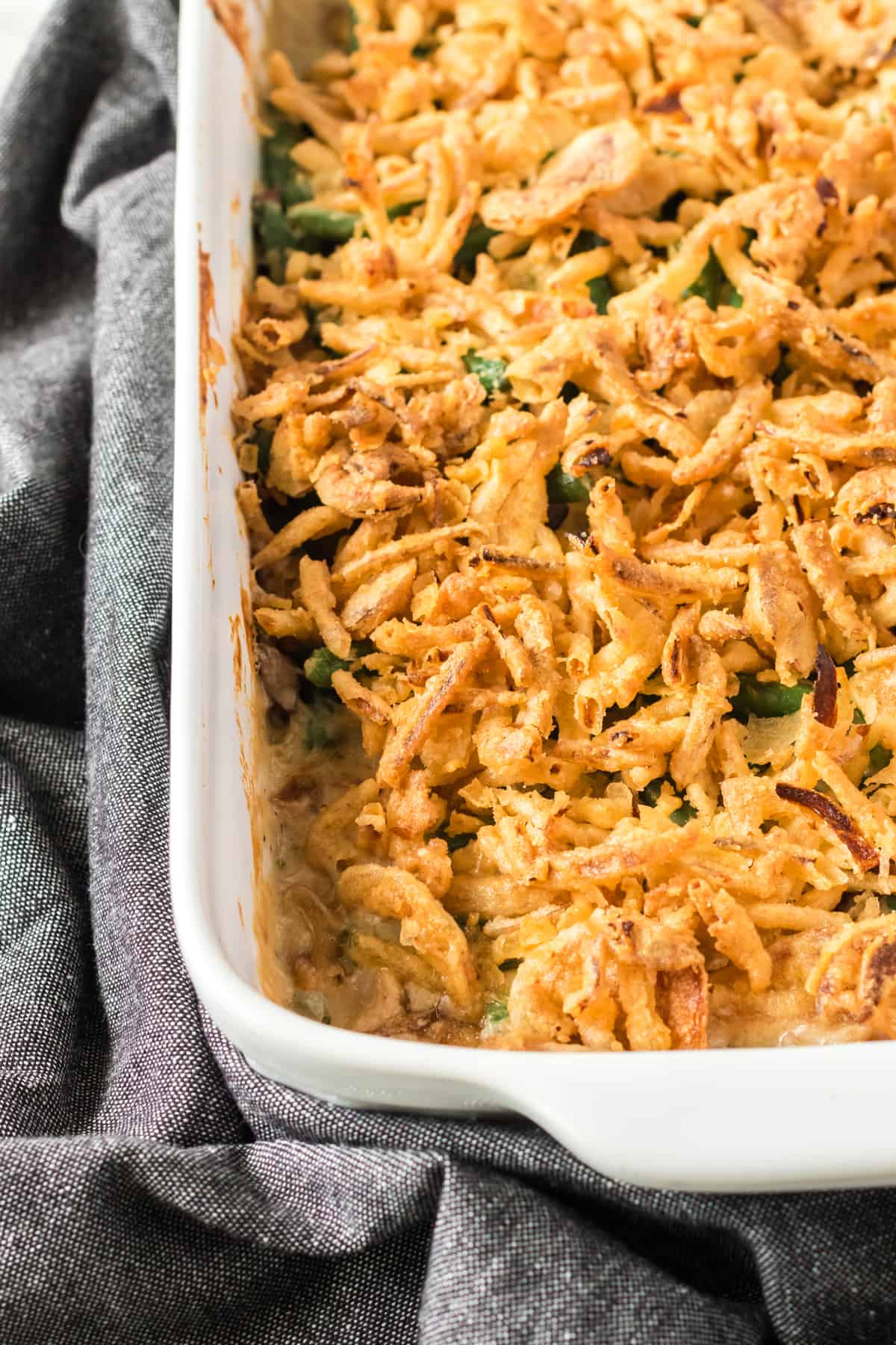 green bean casserole recipe ultimate best from scratch cheese mushrooms bacon cream daring gourmet