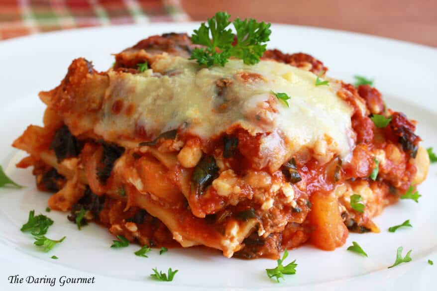 Sausage  Kale and Pumpkin Lasagna - 52