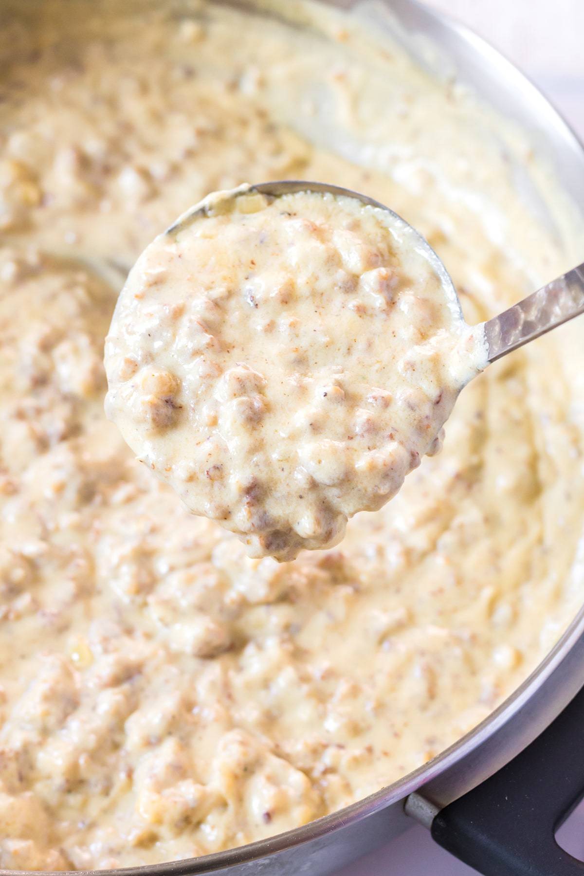 Sausage Gravy and Biscuits - The Daring Gourmet