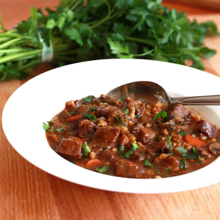 Hearty Beef and Barley Stew The Daring Gourmet