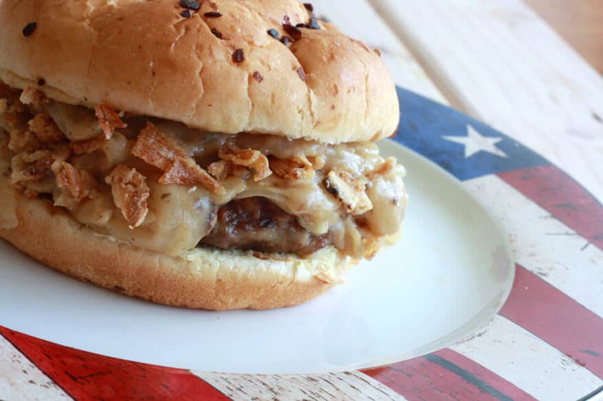 chicken fried steak burgers recipe onion gravy vidalia sweet hamburger