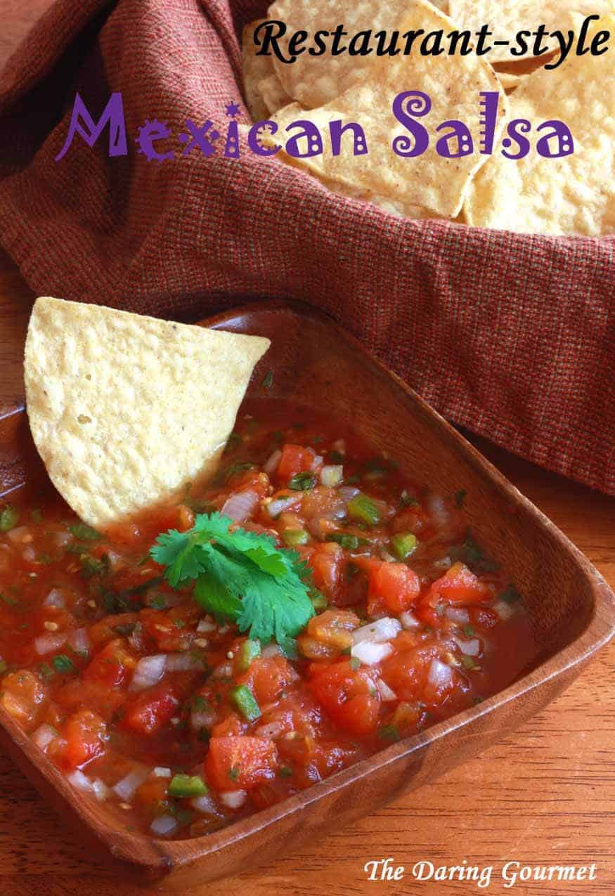 restaurant style mexican salsa recipe homemade fresh canning