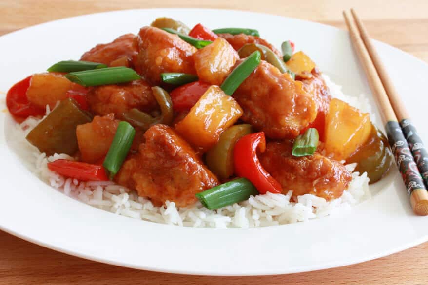 BEST Sweet and Sour Chicken - The Daring Gourmet