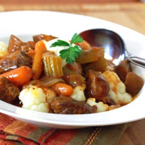 beef vegetable stew recipe low carb