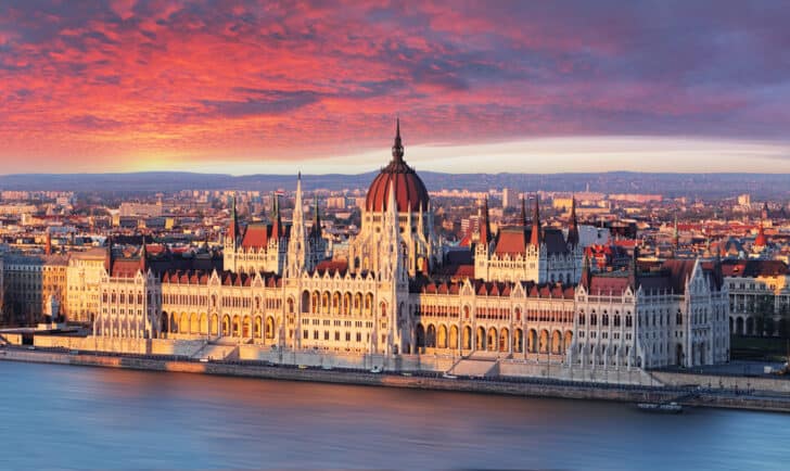 Budapest Hungary parliament building