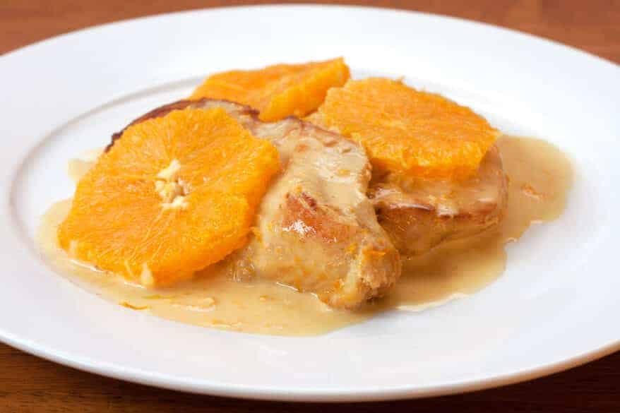 Pan-seared chicken creamy orange sauce recipe