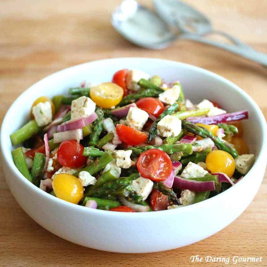 Grilled Asparagus Greek Salad 3