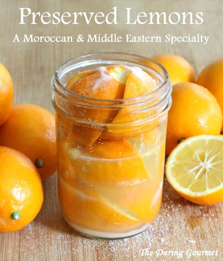 preserved lemons recipe how to make Moroccan Middle Eastern cooking