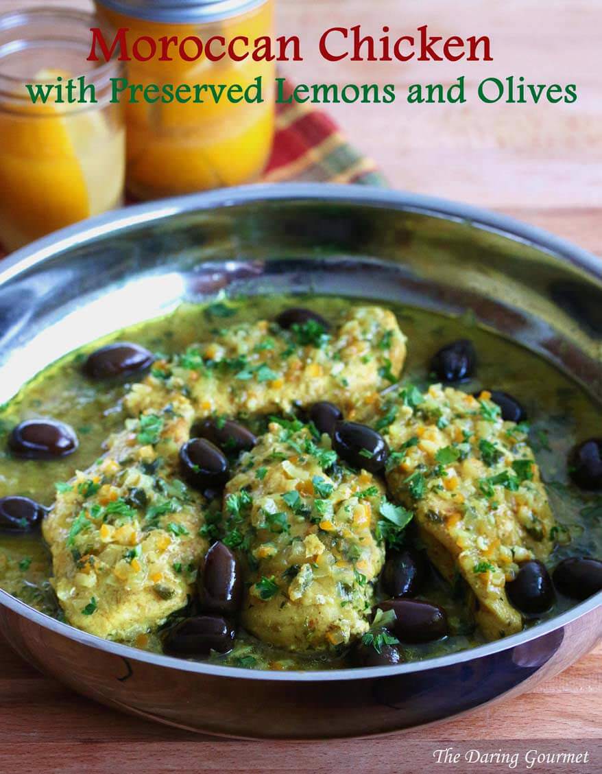 Moroccan Chicken with Preserved Lemons and Olives