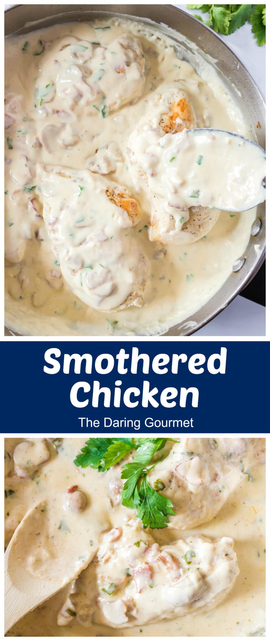 Smothered Chicken The Daring Gourmet