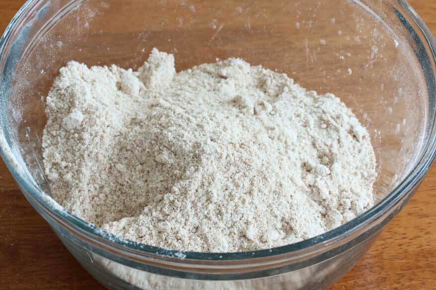 flour butter mixture in bowl