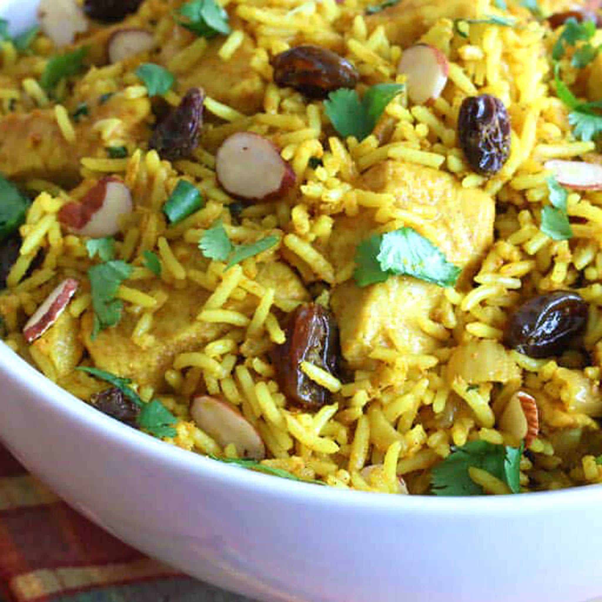 chicken biryani recipe easy fast Indian rice