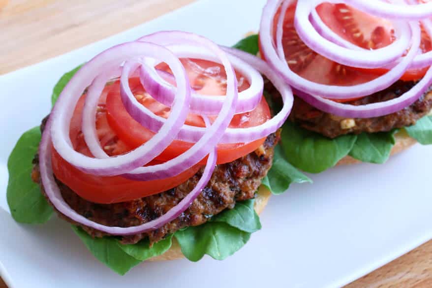 Greek Burgers prep 9