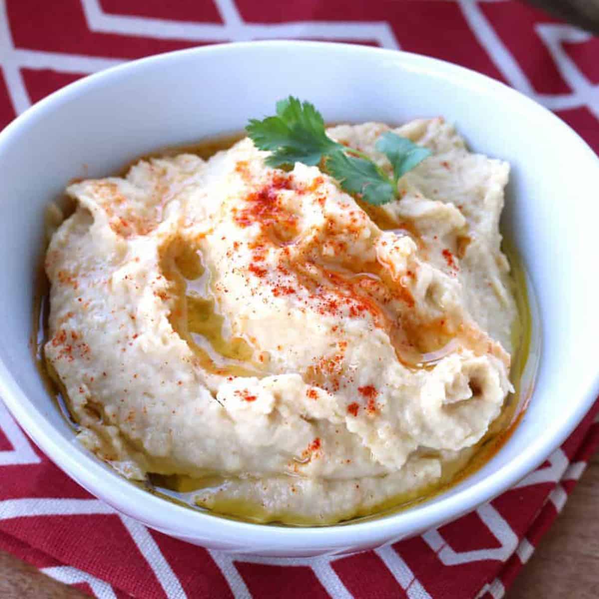 hummus recipe best homemade from scratch creamy tahini olive oil paprika
