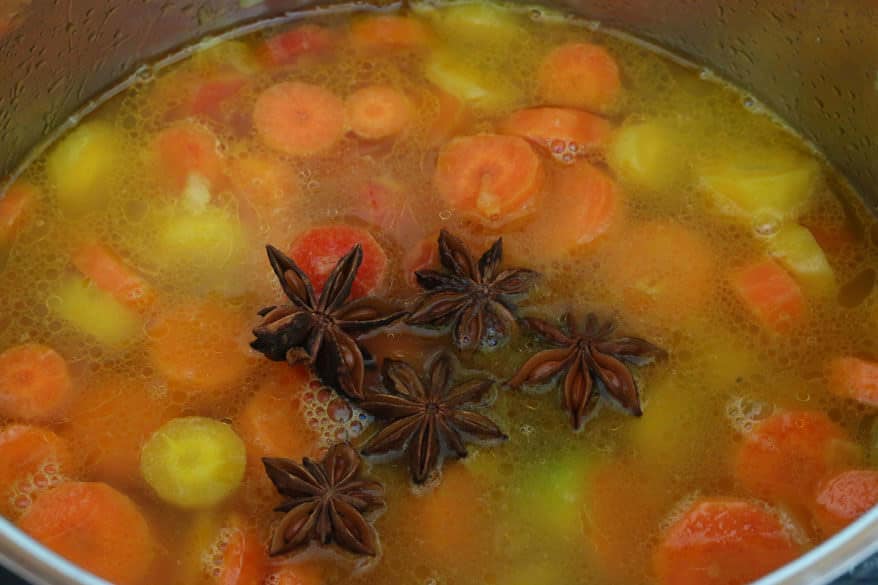 Carrot Anise Soup prep 4