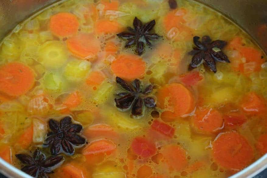 Carrot Anise Soup prep 5