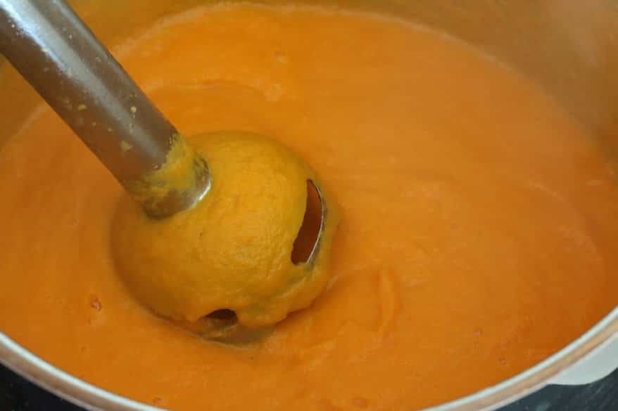 Carrot Anise Soup prep 7