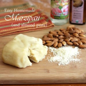 how to make marzipan almond paste recipe easy fast
