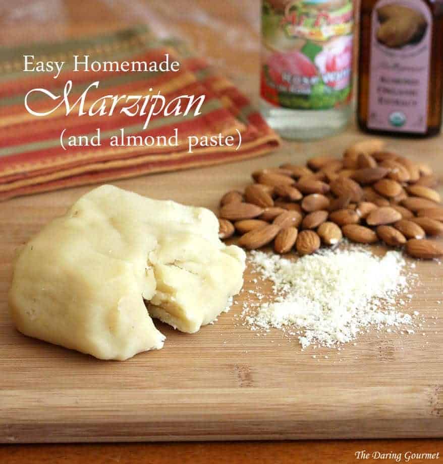 BEST Homemade Marzipan or Almond Paste