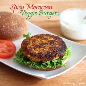 spicy millet chickpea veggie burgers moroccan recipe curry apricots grains healthy