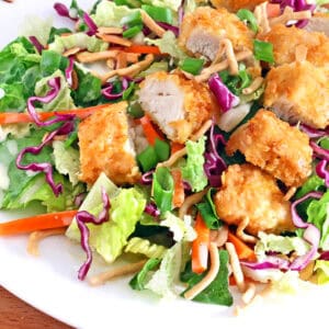 applebee's oriental chicken salad recipe copycat asian dressing chow mein noodles almonds restaurant best