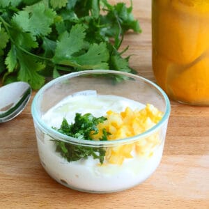 preserved lemon yogurt sauce recipe cilantro moroccan dressing