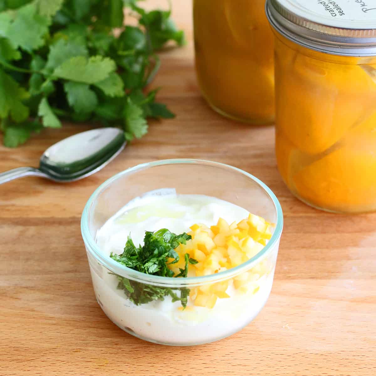 preserved lemon yogurt sauce recipe cilantro moroccan dressing