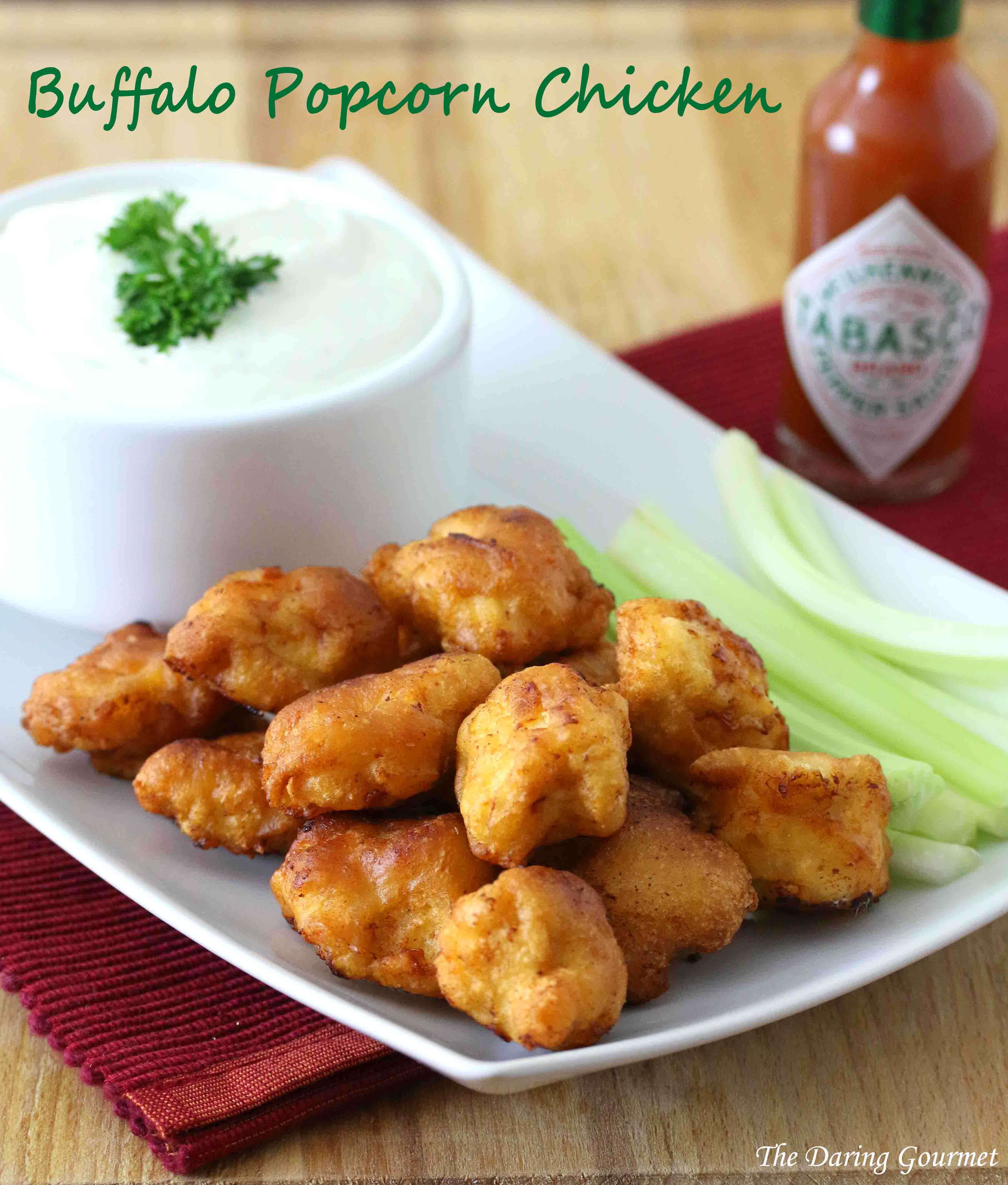 buffalo popcorn chicken