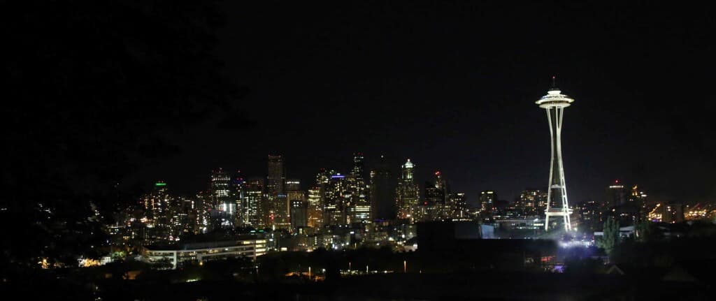 seattle skyline night daring gourmet