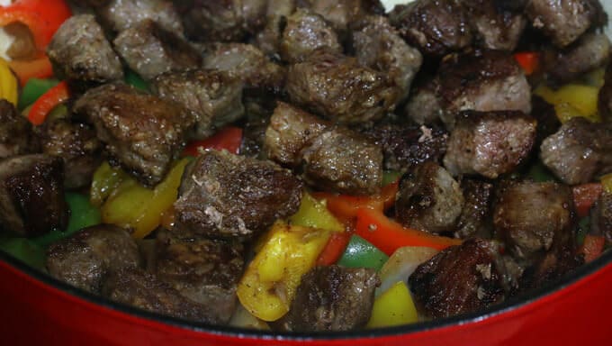 Beef and Pepper Stew prep 9