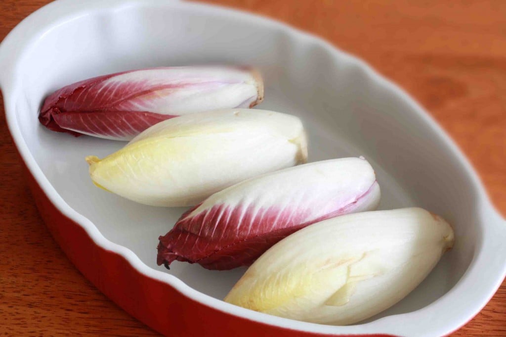 Endives in Bechamel prep 4