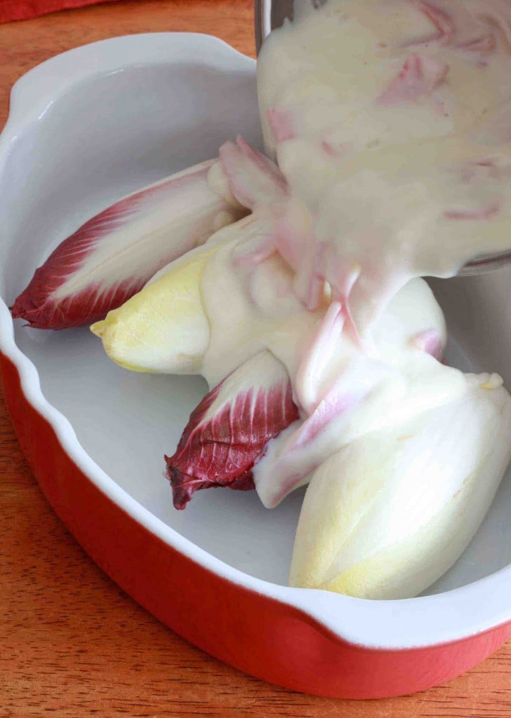 baked endives ham bechamel recipe cheese Swiss