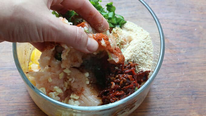 Fiesta Meatballs prep 4