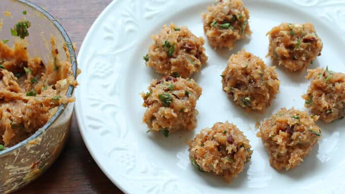 Fiesta Meatballs prep 5