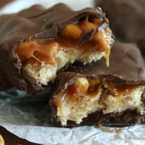 homemade snickers candy bars recipe