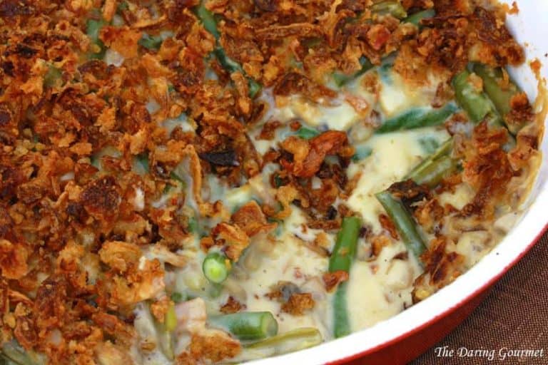 Easy Green Bean Casserole From Scratch The Daring Gourmet