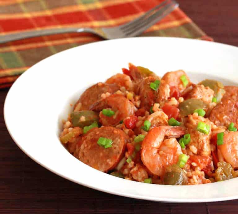 traditional new orleans jambalaya recipe chicken sausage shrimp