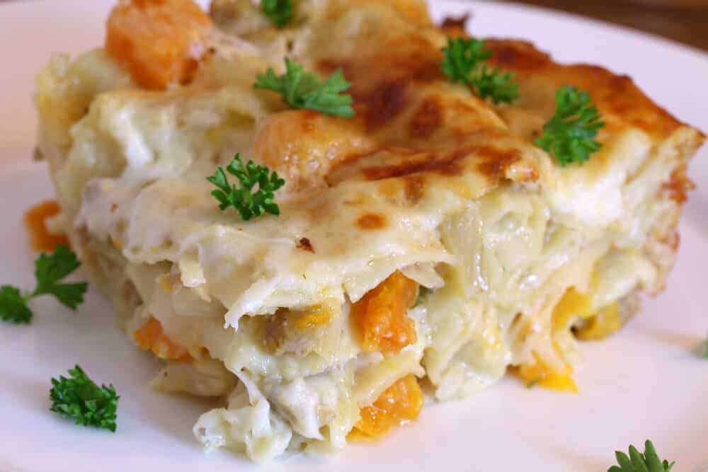 sausage fennel butternut squash lasagna recipe 