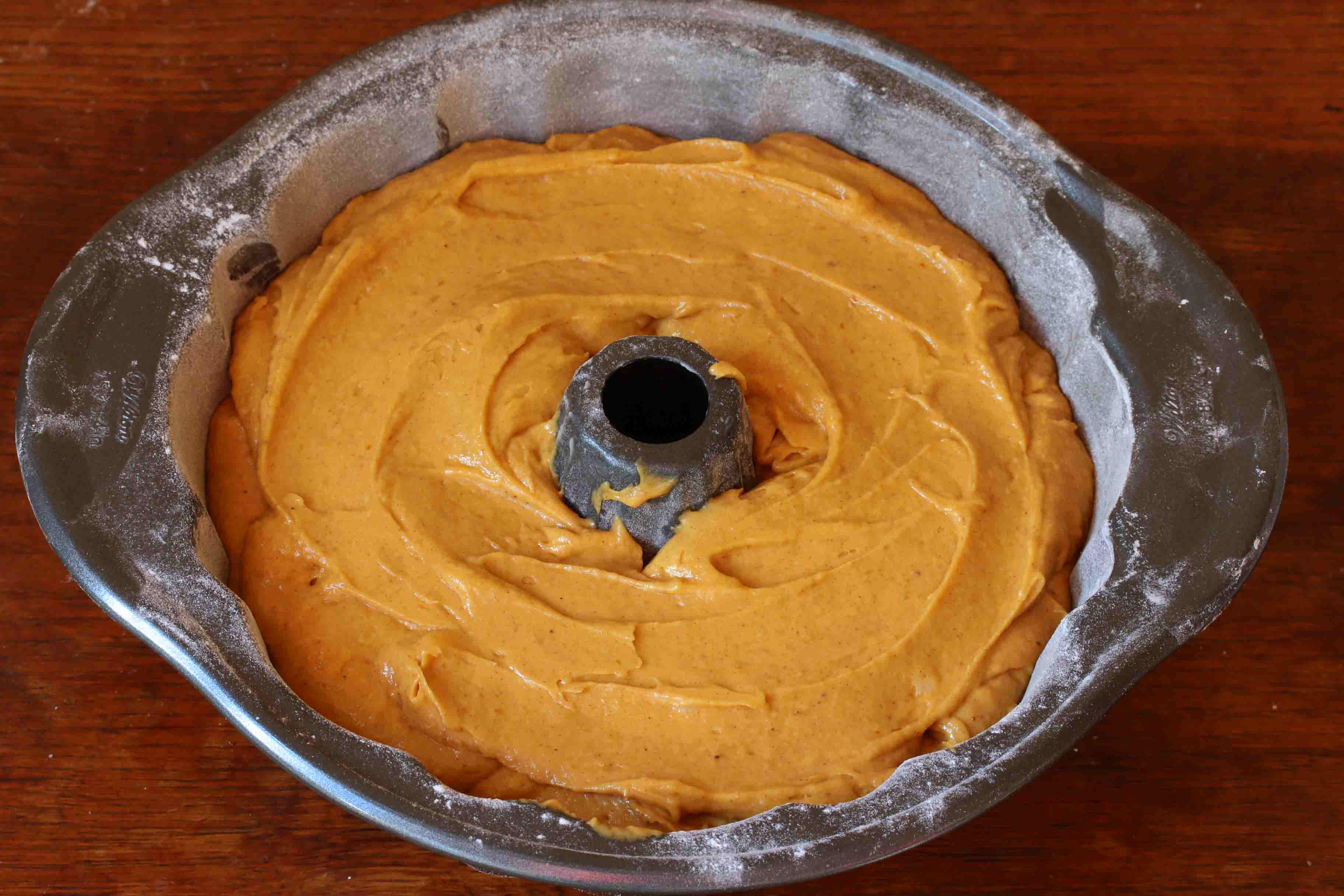 Pumpkin Eggnog Cake with Eggnog Custard Sauce The Daring Gourmet