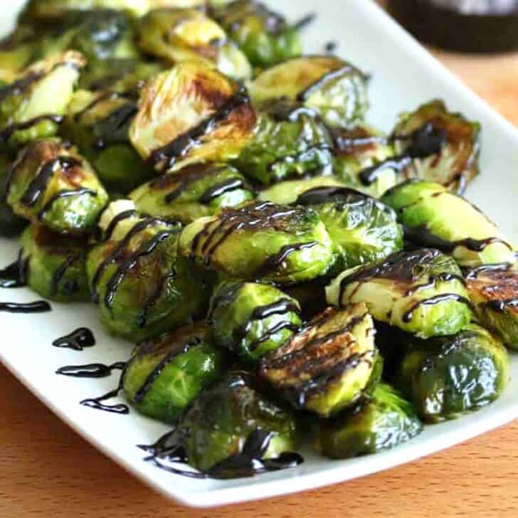 roasted brussels sprouts with balsamic reduction recipe 