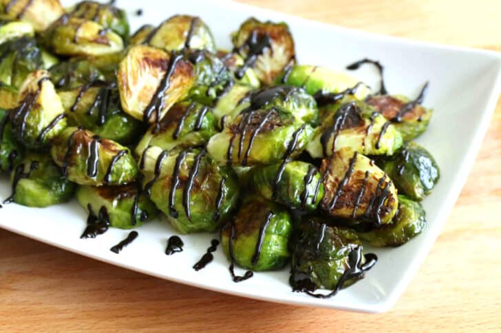 roasted brussels sprouts with balsamic reduction recipe 