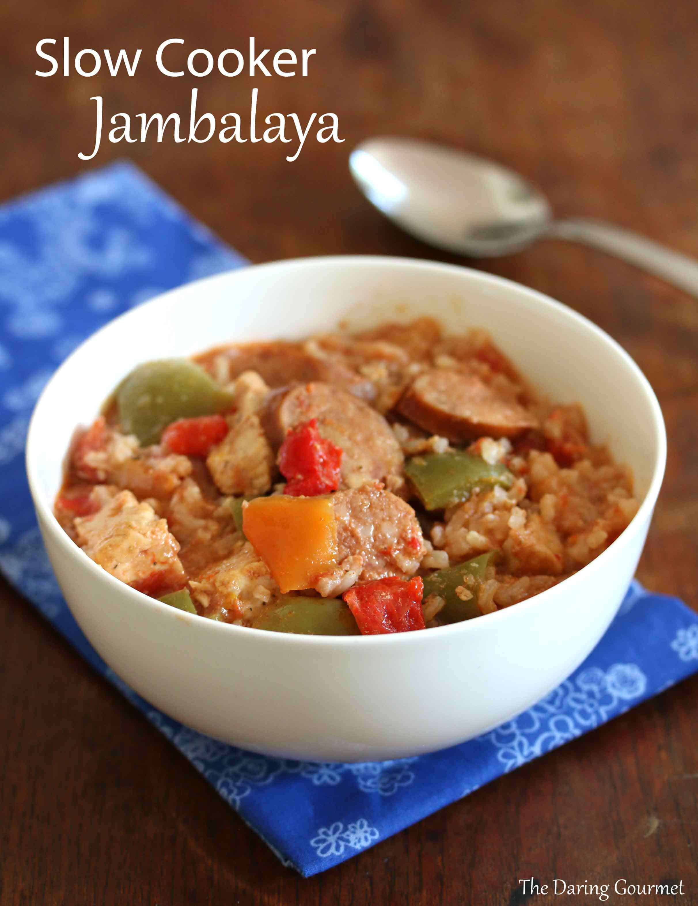 Slow Cooker Jambalaya 