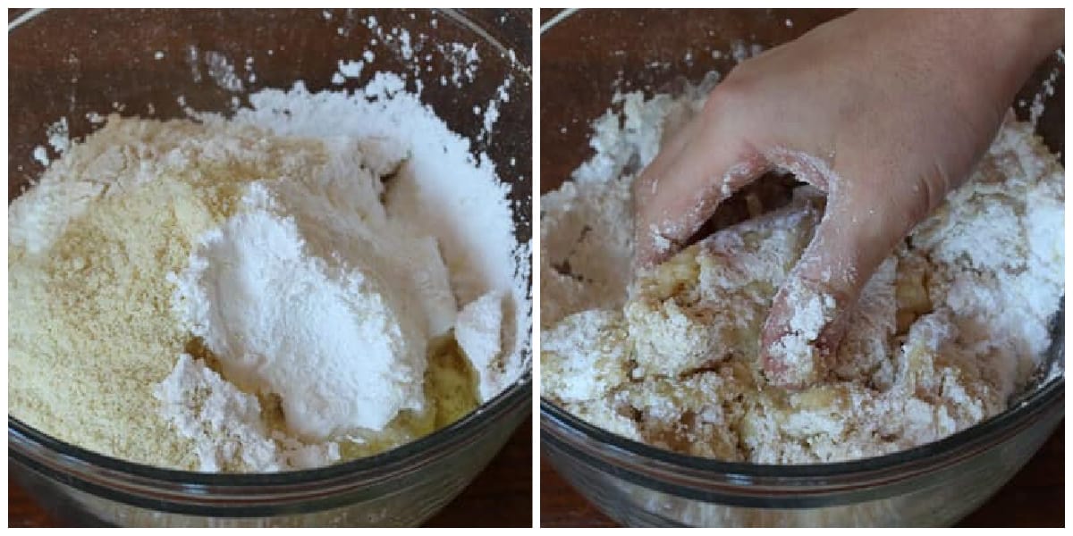 making cookie dough