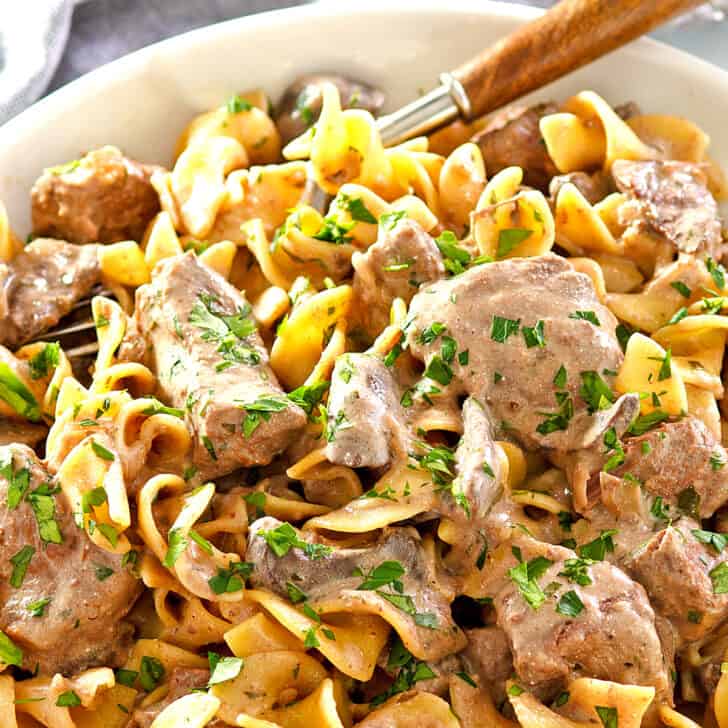 Slow Cooker Beef Stroganoff The Daring Gourmet