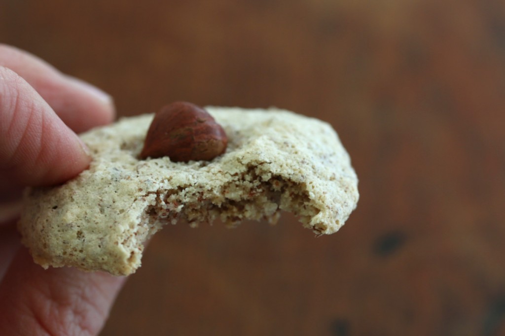 Nussmakronen hazelnut almond nut macaroons recipe Christmas German